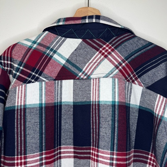 Orvis Fleece Lined Flannel Pinnacle Plaid Shirt Shacket Jacket XX LARGE - Picture 7 of 8